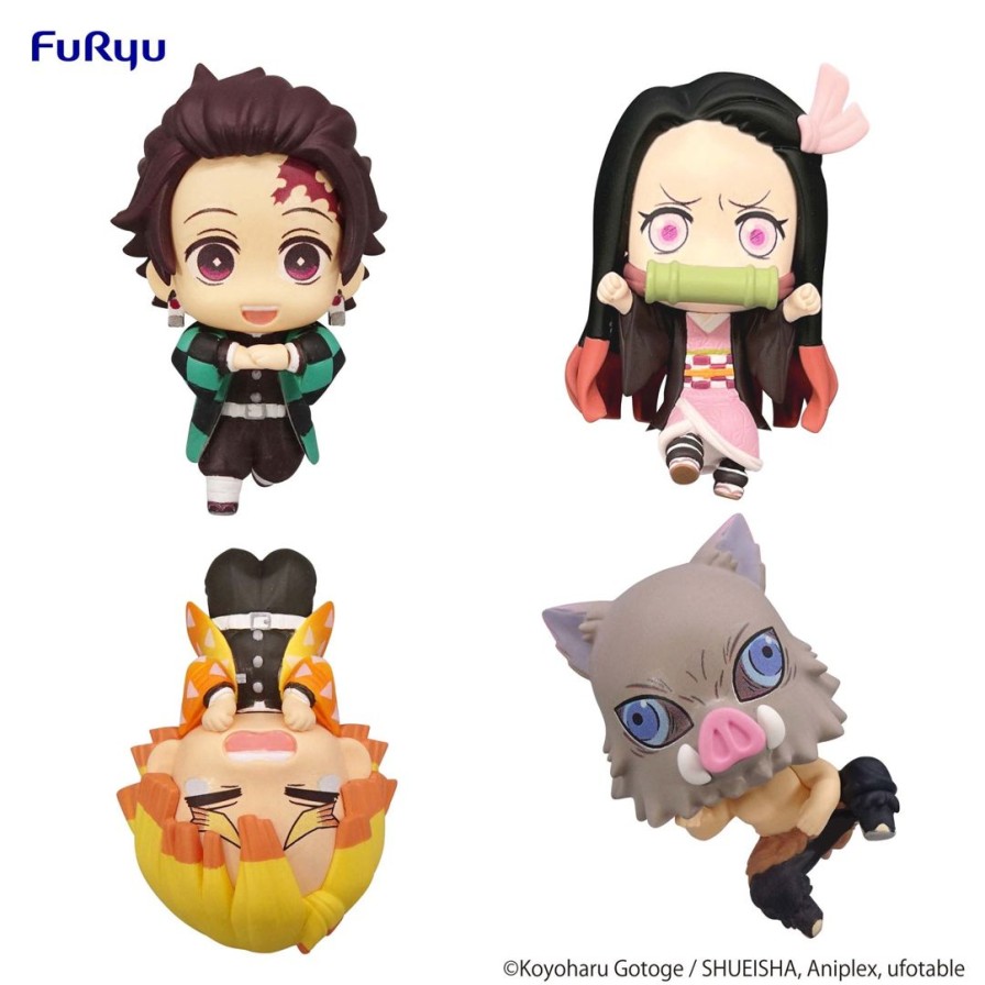 Hikkake HIKKAKE | Demon Slayer: Kimetsu No Yaiba Furyu Chokotto Hikkake Figure Petit 1(Set Of 4)