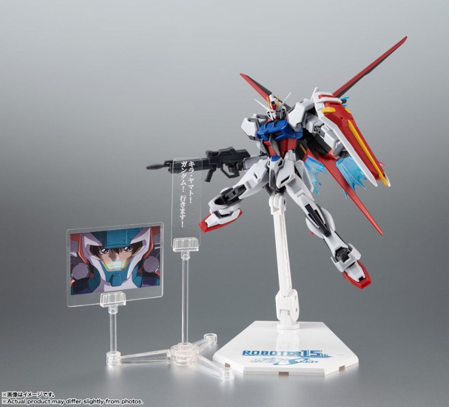 Robot Spirits Robot Spirits | Gundam Seed Mobile Suit Bandai Robot Spirits Side Ms Gat-X105+Aqm/E-X01 Aile Strike Gundam Ver. A.N.I.M.E. -Robot Spirits 15Th Anniversary- (Jp)