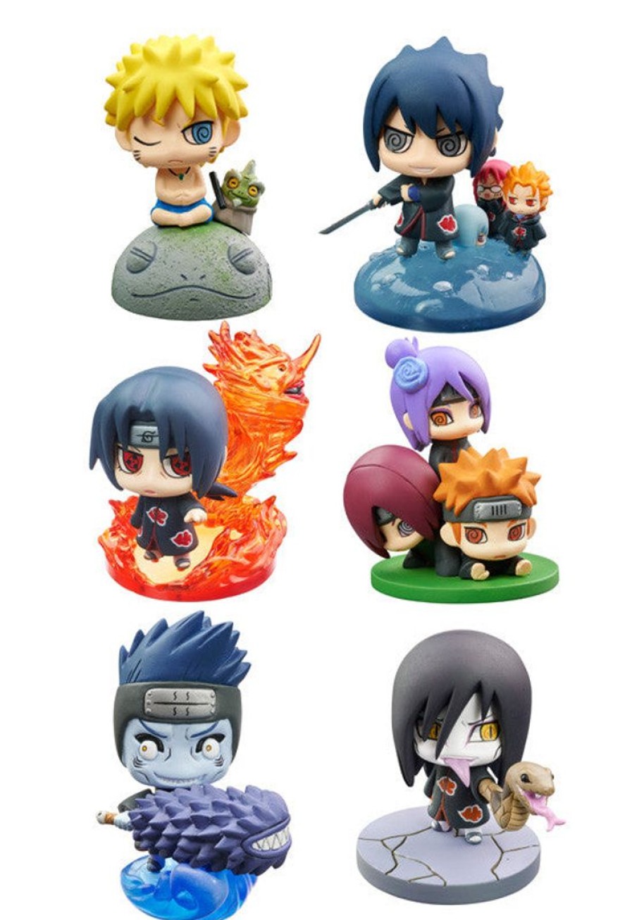 Petit Chara PETIT CHARA | Naruto Shippuden Megahouse Petit Chara Landnaruto Shippuden Naruto & Akatsuki Part 2 (Repeat) (Set Of 6 Characters)