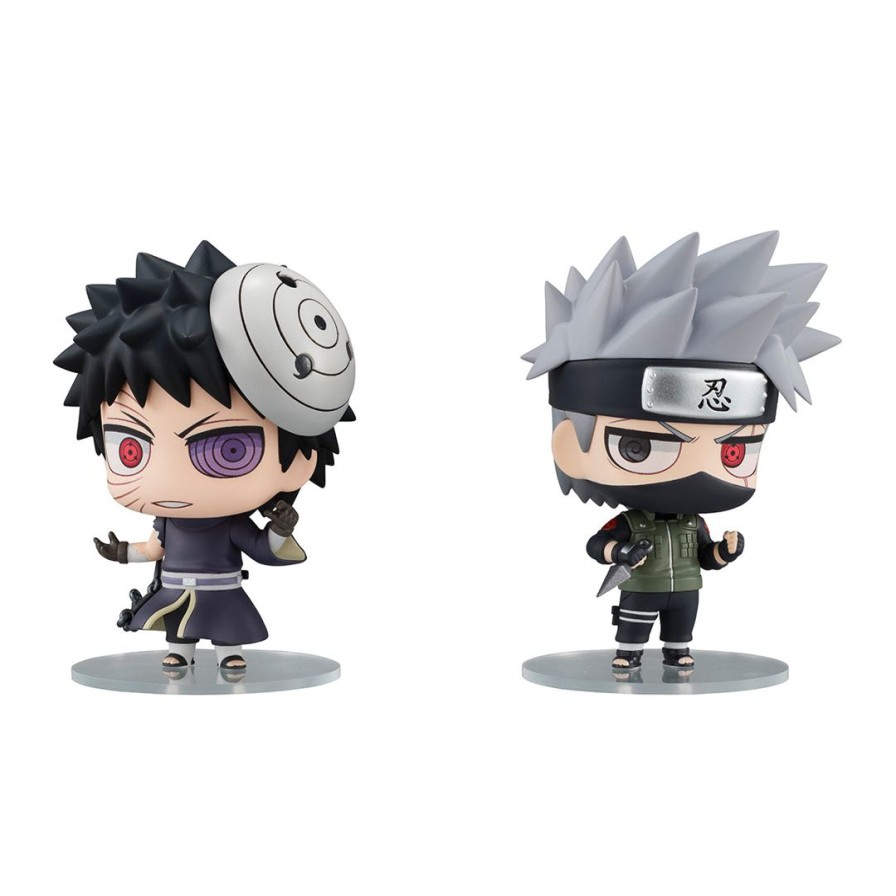 Chimimega Buddy CHIMIMEGA BUDDY | 007 Naruto Megahouse Chimimega Buddy Series Hatake Kakashi & Uchiha Obito Set